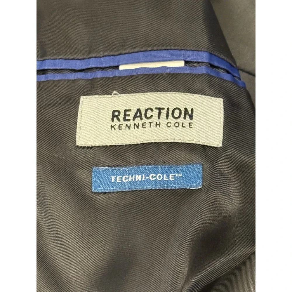 Reaction‎ Kenneth Cole Grey 44R Techi-Cole Dress Suit 2 Piece Career Classic